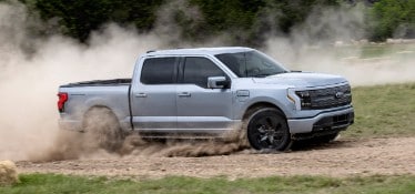 F-150 Lightning Lariat rally course